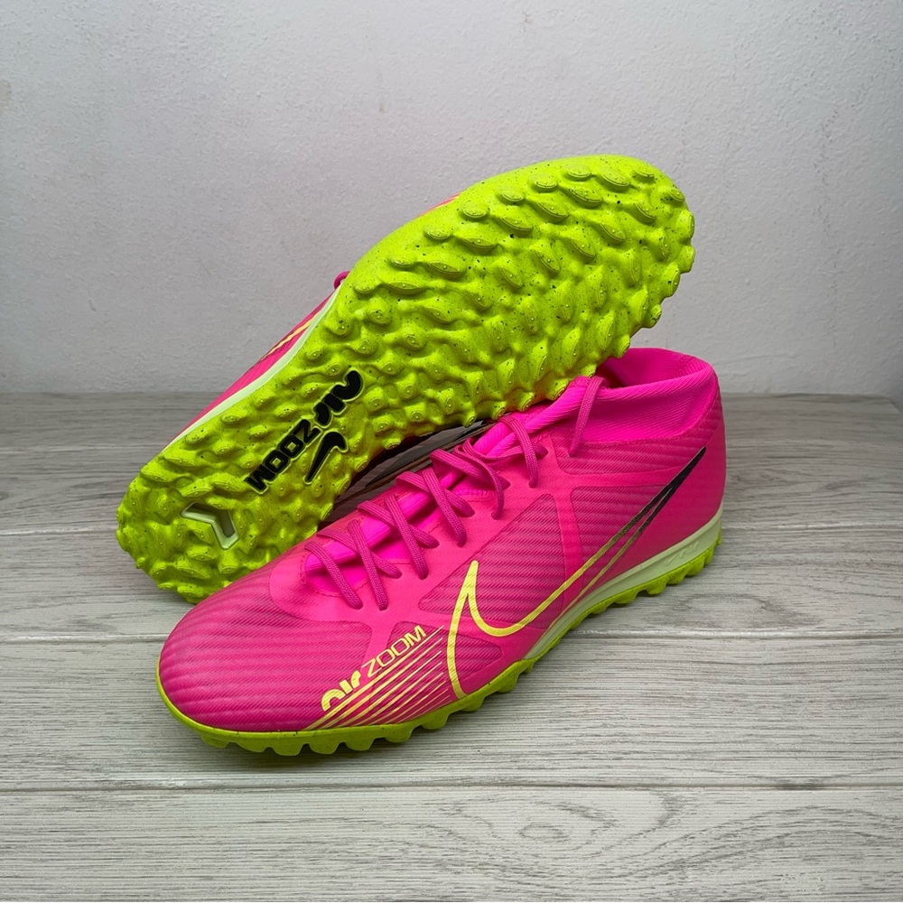 Nike Mercurial Superfly 9 Academy IC Indoor Pink Soccer DJ5627-605 Men Size 12.5